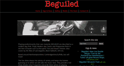 Desktop Screenshot of beguiled.co.uk