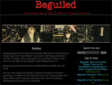 Tablet Screenshot of beguiled.co.uk